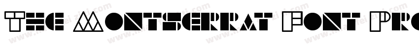 The Montserrat Font Project字体转换